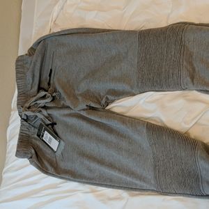 NWT American Stitch Moto Joggers Grey men's size Medium